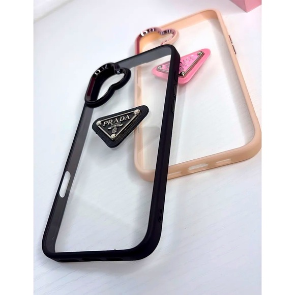 CLEAR PRADA fashion PHONE 16 CASE - Picture 1 of 2